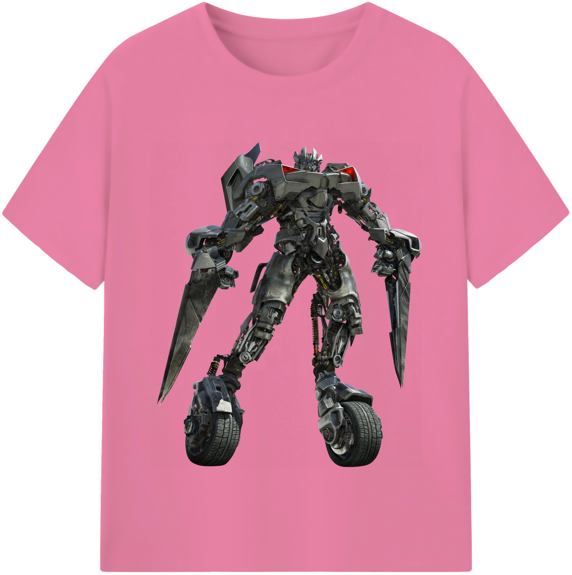 （画像用） Transformers トランスフォーマー 綿100％半袖Tシャツ（フロントプリント）